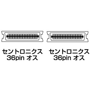 プリンタケーブル(切替器・バッファ用・2m)_KP-362K_サンワサプライ