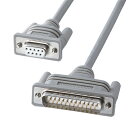 RS-232Cケーブル TA モデム用 6m KRS-3106FK2 サンワサプライ