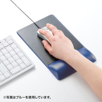 マウスパッド(リストレスト付き・レッド)_MPD-GELPHR_サンワサプライ