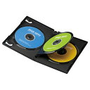 【訳あり 新品】【サンワサプライ】DVDトールケース(3枚収納・10枚パック・ブラック) ※箱にキズ、汚れあり