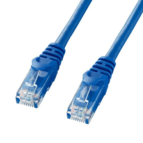 LANケーブル CAT6 UTP 1m ブルー LA-Y6-01BL