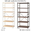 サラ スチールラック(ワイドタイプ) SSR-75W レンジラック フリーラック 収納家具 キッチン収納 キッチンラック(3)