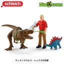 ティラノサウルス・レックスの攻撃 41465 恐竜フィギュア ディノサウルス シュライヒ Schleich