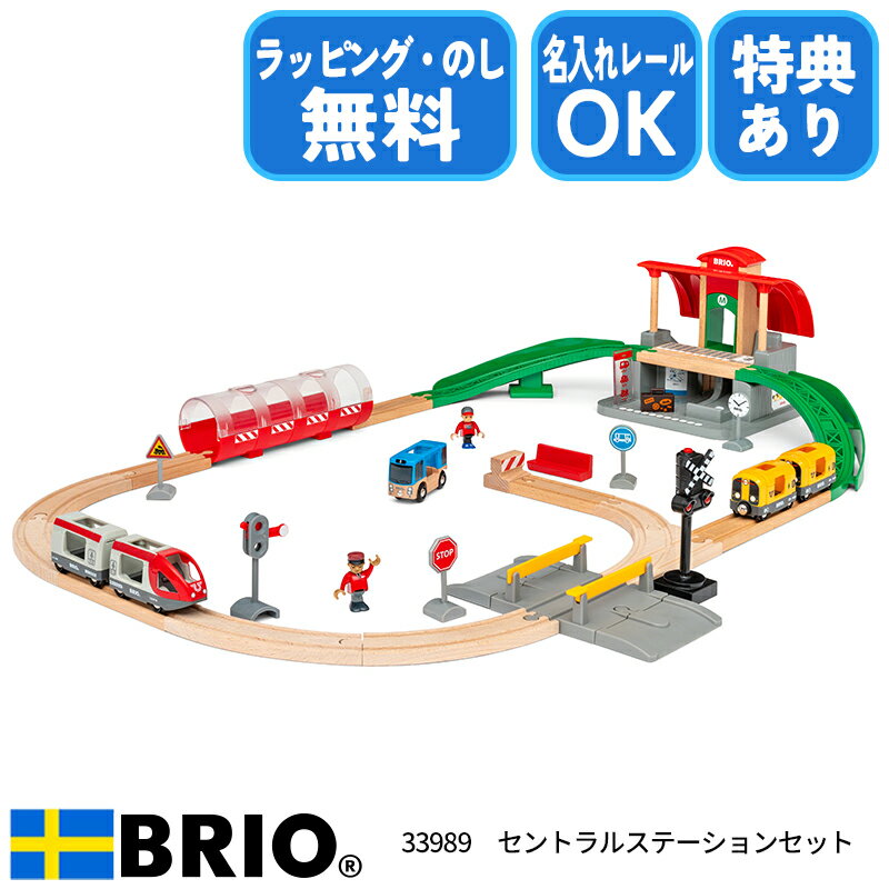 BRIO ブリオ レールウェイセット 小さな森の基本レールセット〜BRIOの大人気玩具・木製レールセットシリーズ！小さな森をイメージしたBRIOのレールウェイの入門セット。18ピース。【誕生日プレゼント 1歳半 2歳 3歳 男の子 木のおもちゃ 知育玩具 クリスマス 子供】