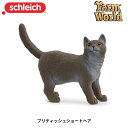 ブリティッシュショートヘア 13973 動物 猫 ねこ ネコ フィギュア ファームワールド ジオラマ シュライヒ Schleich