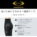 レギンス 着圧 RIZAP ライザップ レディース 着圧レギンス カロリー消費 補整下着 立体成型 シームレスタイプ 9分丈 レッグウェア 補整 姿勢サポート ハイウエスト 黒 スパッツ グンゼ GUNZE ダイエット M L LL RZ3161 ネコポス 送料無料 2