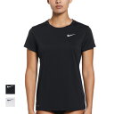 送料無料 ラッシュガード 半袖 ナイキ NIKE ウィメンズソリッド半袖ハイドロガード 水着 トップス Tシャツ UVカット 日焼け防止 上着 体型カバー 水泳 スイミング フィットネス スイムウェア ブラック ホワイト M L XL NESSD350 メール便