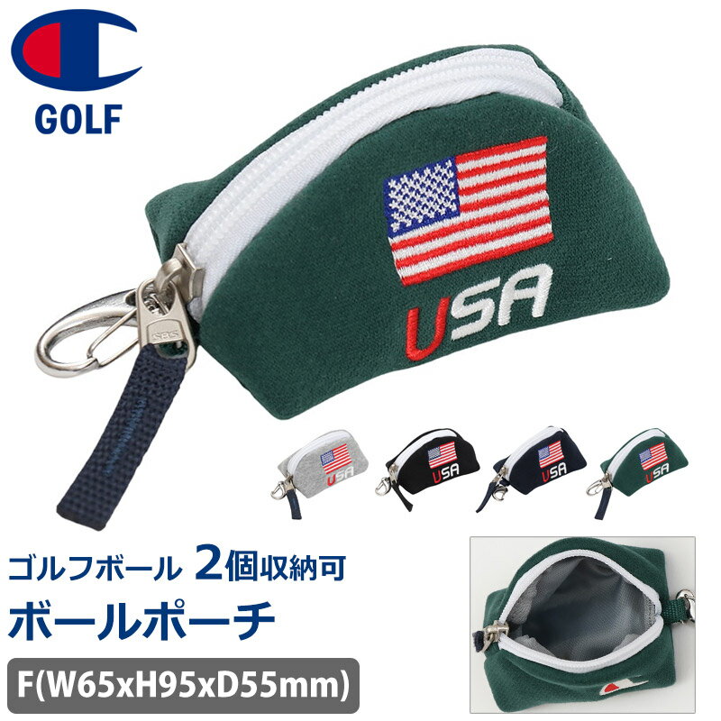 商品詳細 Champion GOLF (チャンピオン ゴルフ) 【ボール2個収納】 23FW ボールポーチ スポーツブランド【チャンピオン】のかわいいボールポーチ！ゴルフボール2個収納可能の便利なデザインです。フック付きなのでベルトループやキャディーバッグに取り付けられます。コンペの景品やゴルフデビューした方へのプレゼントにもおすすめ！ スポーツブランド チャンピオン チャンピョン ポーチ ケース ユニセックス ゴルフ ポーチ ゴルフボール入れ ボールポーチ ゴルフボールポーチ カラビナ キーヒルダー ベルト コンペ景品 ラウンドコーデ アメカジ 国旗 刺しゅう入り ブランドロゴ ファスナー付き スウェットポーチ 小物入れ ★サイズ　F(W65xH95xD55mm) ★カラー　070-オックスフォードグレー　090-ブラック　370-ネイビー　540-グリーン ※メーカー希望小売価格はメーカー商品タグに基づいて掲載しています 上記以外のご確認はコチラ ご不明な点がございましたら お気軽にお問い合わせください ★営業日正午(12：00)までのご注文・ご入金確認で即日発送！ ※当店は営業日12時までのご注文を、当日発送分として発送の手配をいたしております。11時頃以降のご注文については、購入履歴からのご注文キャンセル、修正を受け付けることができない場合がございます。ご了承ください。 ≫詳しくはコチラをご覧ください。カラーバリエーション一覧 Champion GOLF (チャンピオン ゴルフ) 23FW GOLF 【ボール2個収納】ボールポーチ スポーツブランド【チャンピオン】のかわいいボールポーチ！ ゴルフボール2個収納可能の便利なデザインです。 フック付きなのでベルトループやキャディーバッグに取り付けられます。 生地はスウェット素材を使用！ 表面にはアメリカ国旗柄と「USA」を、裏面にはCロゴを刺繍しています♪ コンペの景品やゴルフデビューした方へのプレゼント、誕生日や記念日などのギフトにもおすすめのポーチです。 サイズ F(W65xH95xD55mm) カラー 070-オックスフォードグレー 090-ブラック 370-ネイビー 540-グリーン 素材 素材表地：綿50％ ポリエステル50％ 裏地：ポリエステル100％（ポリウレタン加工） テープ部分：ポリエステル100％ 生産国 中国 本体 防水加工：なし 撥水加工：なし ボール2個収納可能 ※ゴルフボールは付属しません 【あらかじめご了承ください】★素材の性質上、突起物やざらざらした壁や床との接触により、生地の糸が引っかかったり、毛羽立ちが生じたりすることがあります。 ★ベースが総柄タイプの商品は、 各商品により柄の位置が写真と異なります。 ★画像製作の際、実際の色に近づくように心がけて おりますが、お使いのパソコンやモニターの環境により 色に違いが出ることがあります。 ★入荷時期により同じカラーでも色見や生地感・素材感が異なることがあります。また、同じサイズでも入荷時期やカラーにより仕上がり寸法に個体差が発生していることがあります。 ★コチラもおすすめ！ ★PickUP!! ↑　※　SALE開催により価格が異なる場合がございます。ご了承ください。　※　↑