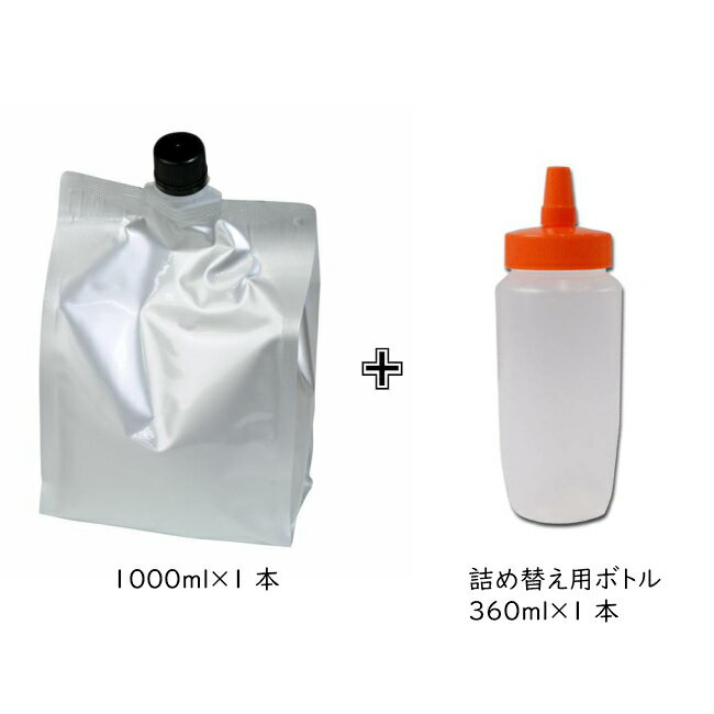 【送料無料】無印ローション　ハード 1L レフィル キャップ付き　詰め替えボトル付き　ローション ゼリー 潤滑 ジェル リラックゼーション