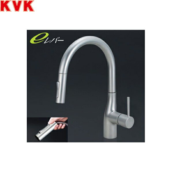 KM6061ECP KVKシングルシャワー付混合栓 一般地仕様 パールシルバーめっき 送料無料[]