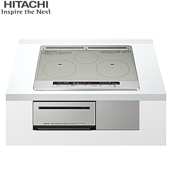 日立 [HITACHI] ビルトインIHクッキングヒーター HT-M7STF(S) M7STF 設置タイプ: ビルトイン3口IH ヒーター: 3口IH 鉄・ステンレス対応 トッププレート幅: 60cm カラー: シルバー 電源: 単相200V 50/60Hz 総消費電力: 5.8kW 外形寸法: 600×552×234mm 質量: 約16.0kg 主な機能: ラク旨グリル、温度低減ドア、レンジフードファン連動 付属品: ラク旨グリル（波皿）HITACHI HT M7STF S