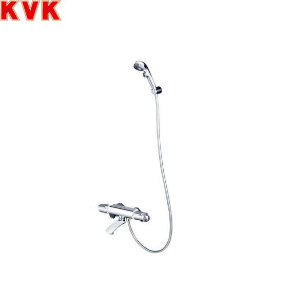KVKサーモスタットシャワー水栓 KF890WES eシャワー3wayワンストップ付 寒冷地仕様 eシャワー(やわらかで浴び心地のいい節水シャワー) メッキ3wayワンストップシャワーヘッド付/ニューハイメタルホース1,6m/メッキハンガー 洗い場専用水栓KVK KF890WES
