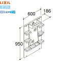 MFTXE1-601YJ リクシル LIXIL/INAX オフト 1面鏡 くもり止めコートなし 標準 全高1800用