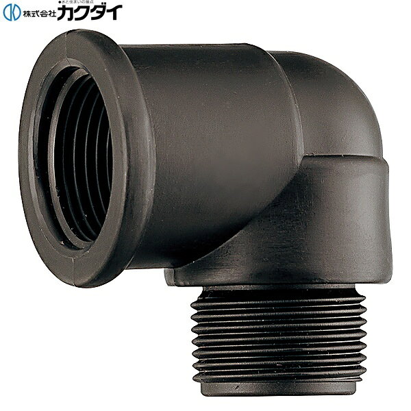 カクダイ [KAKUDAI] 515-024-25 ストリートエルボ 材質: PPKAKUDAI 515 024 25