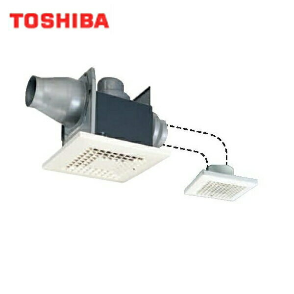 DVP-S10FH4 東芝 TOSHIBA ダクト用換気扇スタンダード格子タイプ細管形ダクト用 送料無料[]のサムネイル