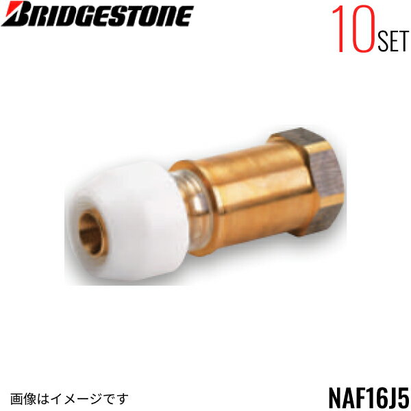 NAF16J5 10個セット ブリヂストン BRIDGESTONE プッシュマスター アダプター継手 メスアダプター 平行..