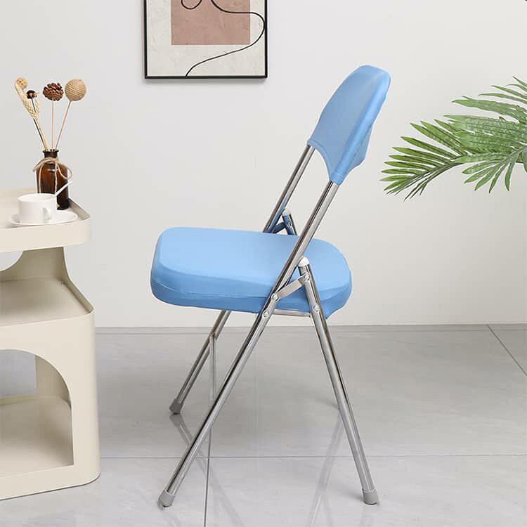 の2枚セット ストレッチ 折りたたみ椅子カバー 23色展開 チェアカバー 座面&背もたれカバー ぴったりフィット 椅子カバー 折りたたみ椅子用 会議イス オフィス椅子 布装飾 インテリアファブリック 伸縮性 座面&背もたれカバー パイプ椅子カバー [3]