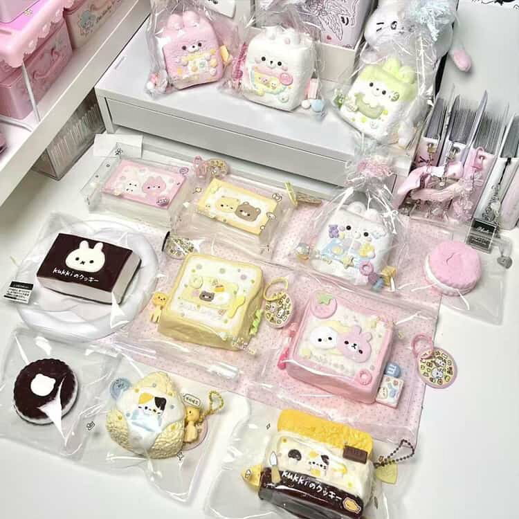 SNS話題 スクイーズ スクイーズケーキおもちゃ スクイーズ 低反発 ケーキおもちゃ ストレス解消 福袋 ぷにぷに 肉球スクイーズ 5点セット/6点セット 癒やし かわいい おもちゃ スクイーズ おもちゃ 猫 ドーナツ ケーキ gekiyasu1-10005969 激安屋 サンプル画像3