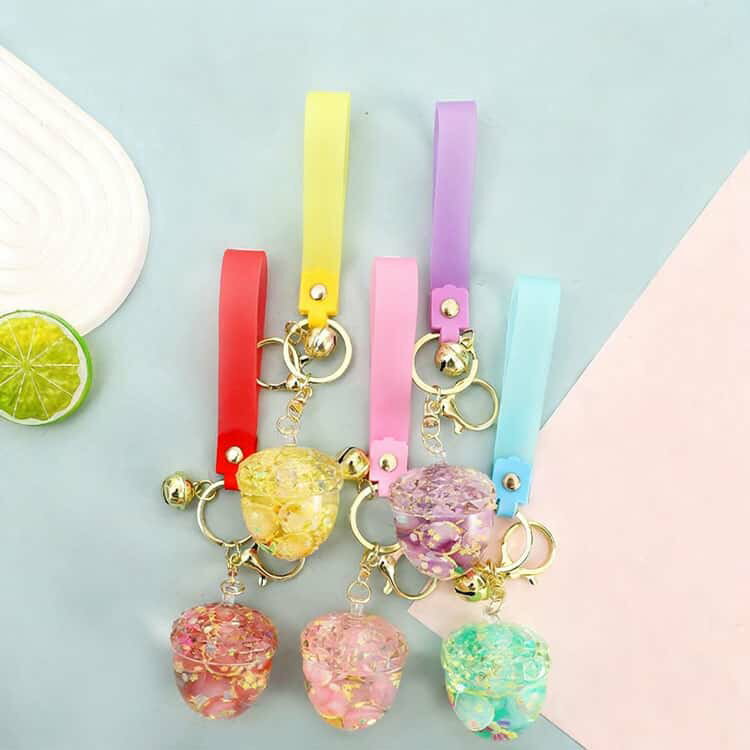 夜光 鍵チャーム レディース キーリング メンズ キーホルダー 子供用 キーホルダー...