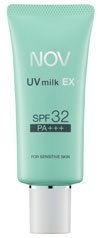 NOV ノブ UVミルクEX 35g SPF32/PA+++ 日焼け止め 敏感肌 低刺激用 ノエビア　ポスト投函