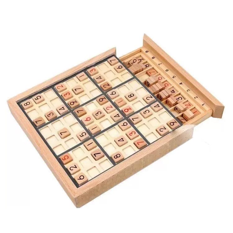 数独 ナンプレ 木製 ナンバープレース 知育玩具 脳トレ 数字 数独パズルボード 木製ゲーム 脳トレボード 数独 脳トレ キッズ 子供 教育玩具 おもちゃ 大人 ボードゲーム 高齢者 脳力ゲーム 親子ゲーム 引き出し 送料無料 3
