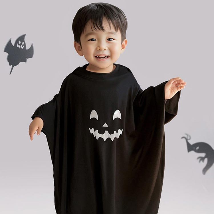おばけTシャツ キッズ ハロウィン Tシャツ おばけ 着ぐるみ 幽霊 なりきり ポンチョ 子供 子ども コスプレ衣装 女の子 男の子 コスチューム 仮装 ベビー キッズ ジュニア ハロウィーン衣装 ゆったり 子供マント 女児 男児 送料無料 帽子ない