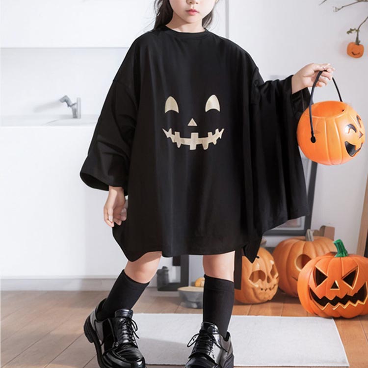 おばけTシャツ キッズ ハロウィン Tシャツ おばけ 着ぐるみ 幽霊 なりきり ポンチョ 子供 子ども コスプレ衣装 女の子 男の子 コスチューム 仮装 ベビー キッズ ジュニア ハロウィーン衣装 ゆったり 子供マント 女児 男児 送料無料 帽子ない
