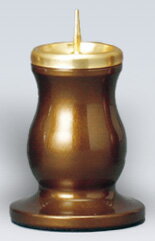 ルミエール　火立　ライトブラウン（フチ金）/単品販売 /【激安仏具】