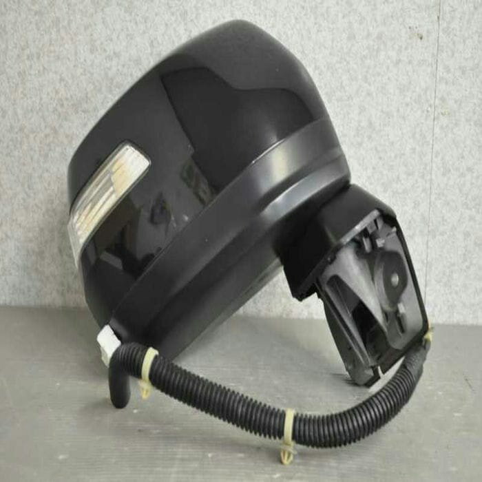 【中古】 ステップワゴン スパーダ Z 前期 (RK5 RK1) 純正 動作保証 右 ドアミラー 電格 10P 10ピン ウィンカー ヒーター付 PB81P 黒 s018121B 中古20250221