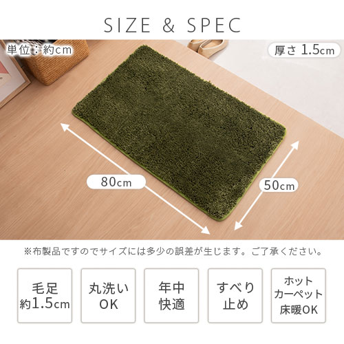 【300円引き】 玄関マット 室内 50×80 洗える マット 玄関 滑り止め 小さめ おしゃれ シャギーラグ 丸洗い 洗濯可能 無地リビングマット インテリアマット じゅうたん リビング 室内用 長方形 かわいい ミニ 絨毯 ラグマット シャギー 北欧 FAB000011