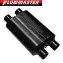 Flowmaster マフラー タイコ スーパー40シリーズ 9525454 爆音 2.5インチ デュアルIN 2.5インチ デュアル 汎用