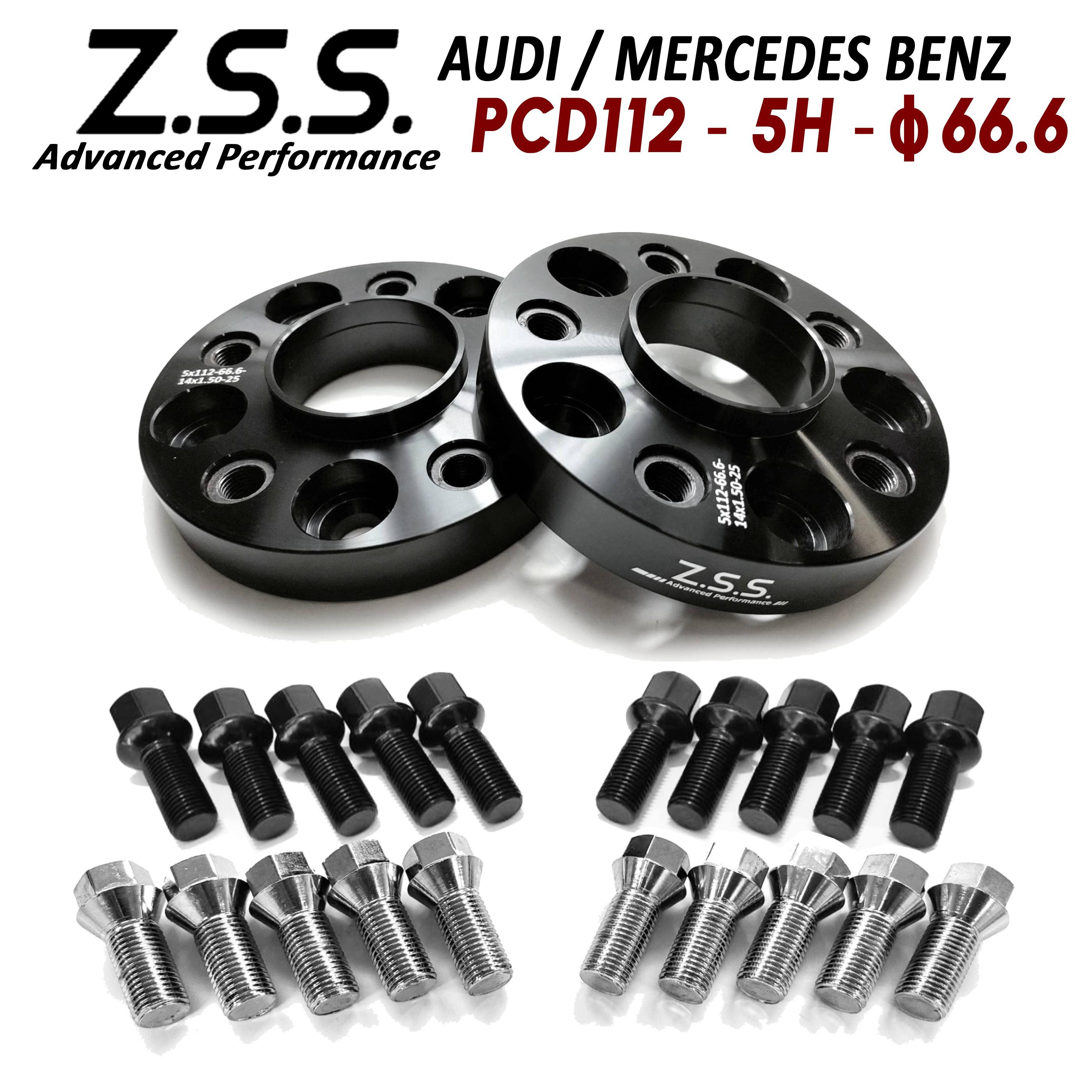 Z.S.S. AP メルセデスベンツ Aクラス W177 W176 CLA A45 AMG 別止め スペーサー 25mm PCD112 5穴 66.6φ..