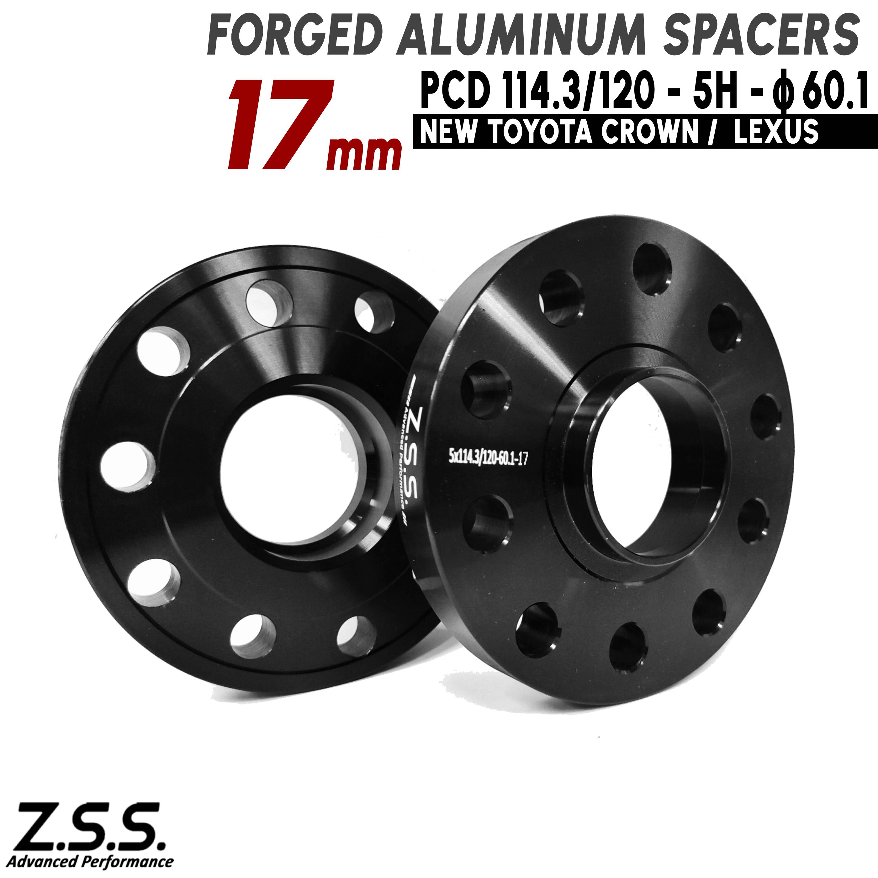 Z.S.S. AP レクサス NX II (Z20) NX250 5BA-AAZA20 5BA-AAZA25 厚み 17mm PCD114.3 5穴 60.1φ スペーサ..