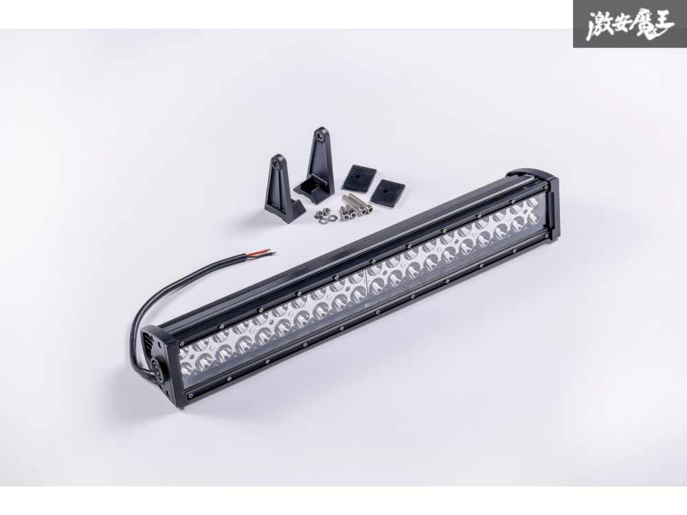 WANGAN357 20インチ LED バーライト LEDバー ワークライト 作業灯 投光器 1本 560mm サイズ：横560mm 　高さ90mm　奥行90mm 2