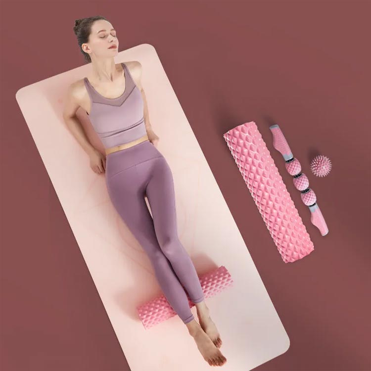 激安中村商店のリセットポール ヨガ ヨガポール ロング ヨガポール エクササイズポール 直径12cm ショート 筋膜 50cm ストレッチ ポール ストレッチ用ポール 長さ ポール ローラー フォームローラー 筋膜ローラー 軽量 体幹トレーニング｜アングル2