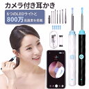 耳かき カメラ 800万画素 耳スプーン みみかき LEDライト 耳掃除 スコープ 耳鏡 イヤースコープ 1296P HD IPX5防水 3.5mm極細レンズ ...