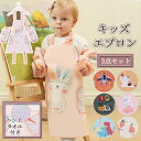 エプロン キッズ 子供用エプロン 袖カバー かわいい 女の子 男の子 小学生 エプロン ロング丈 かわいい おしゃれ シンプル 撥水加工 汚れ防止 ポケット付 お絵かき 幼稚園 保育園 習い事 家事 花屋 入学準備