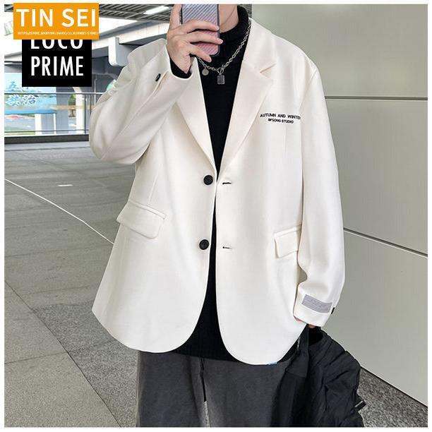 メンズ ジャケット テーラードジャケット ストリート系 お兄系 大きいサイズ 長袖 無地 春 夏 薄手 20代30代40代 カジュアル おしゃれ ブランド