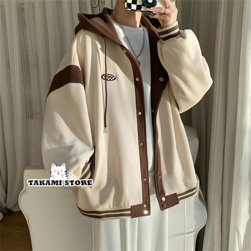 パーカー メンズ 長袖 フード付き 厚手 ジップアップ ジャケット カーディガン ビッグシルエット ゆったり マウンテンパーカー 春 秋服 秋冬 カジュアル