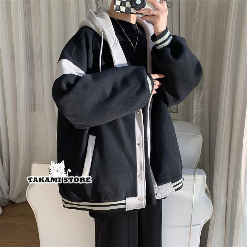 パーカー メンズ 長袖 フード付き 厚手 ジップアップ ジャケット カーディガン ビッグシルエット ゆったり マウンテンパーカー 春 秋服 秋冬 カジュアル