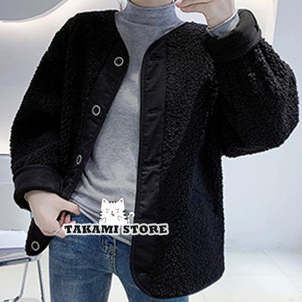 ボアジャケット レディース 秋 冬 上着 アウター ジャンバー 羽織り 長袖 ミディアム丈 トップス オーバーサイズ ボアブルゾン お洒落 可愛い カジュアル