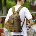 ルアーバッグ フィッシングバック コンパクト 釣りバッグ ショルダーバッグ ウエストバッグ 立ちながらセッティング 多機能 大容量 収納力抜群