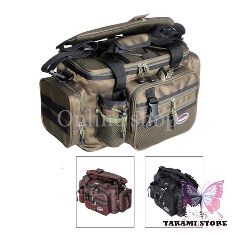 ルアーバッグ フィッシングバック コンパクト 釣りバッグ ショルダーバッグ 手提げ 立ちながらセッティング 多機能 大容量 収納力抜群