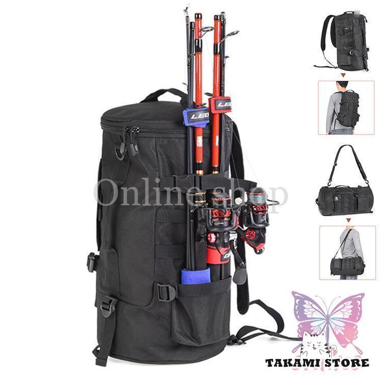 ルアーバッグ フィッシングバック コンパクト 釣りバッグ ウエストバッグ ショルダーバッグ ボトルホルダー 立ちながらセッティング 多機能 大容量 収納力抜群