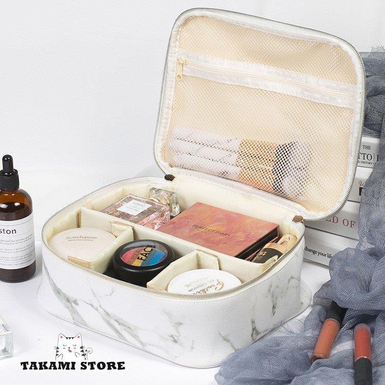 インナーキャリング バッグインバッグ 収納ポーチ ファスナー メッシュ 整理 収納 ポーチ コスメポーチ 撥水性 軽量 ケース 化粧ポーチ 小物入れ [3]