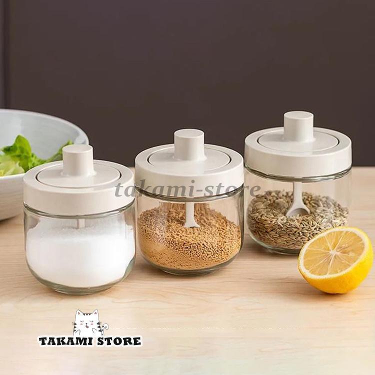 調味料入れ 調味料容器 ストッカー 収納ケース キッチン収納 保存容器 スパイスボトル　塩 胡椒 香辛料..