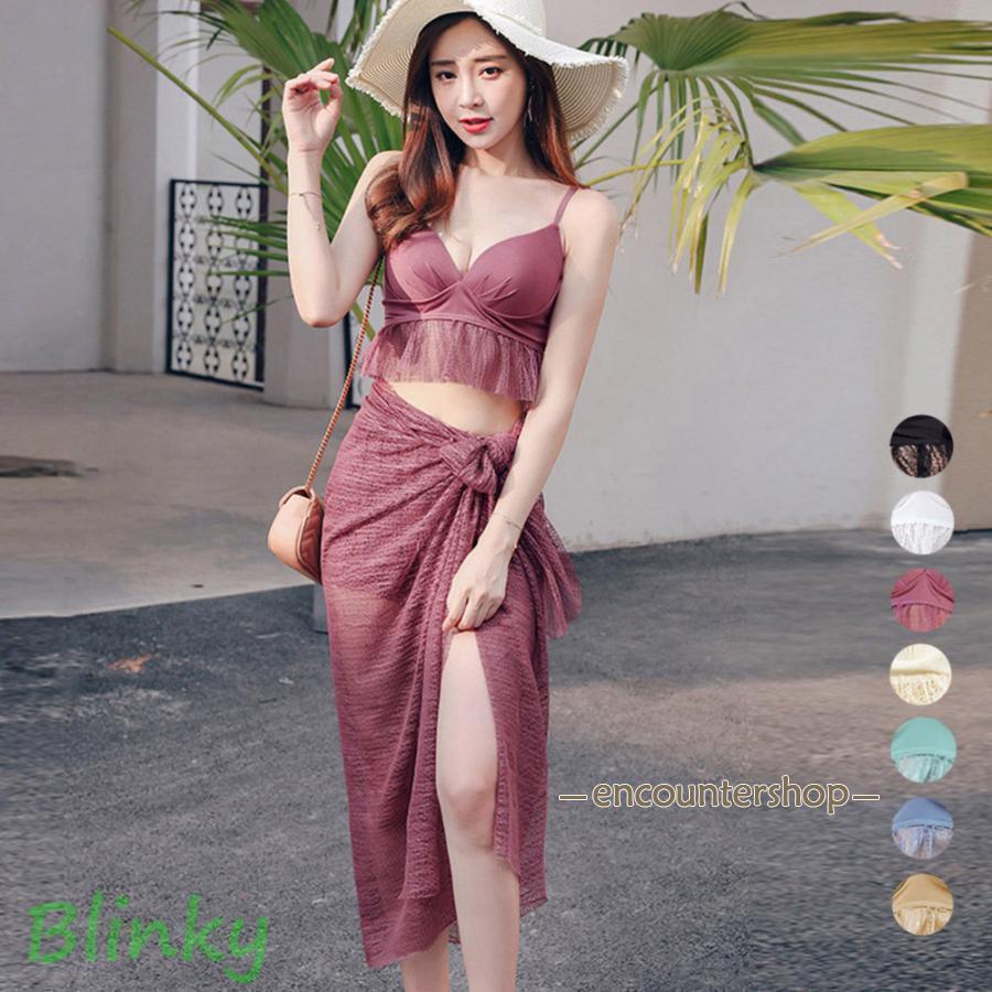 レディース水着 3点セット 韓国風