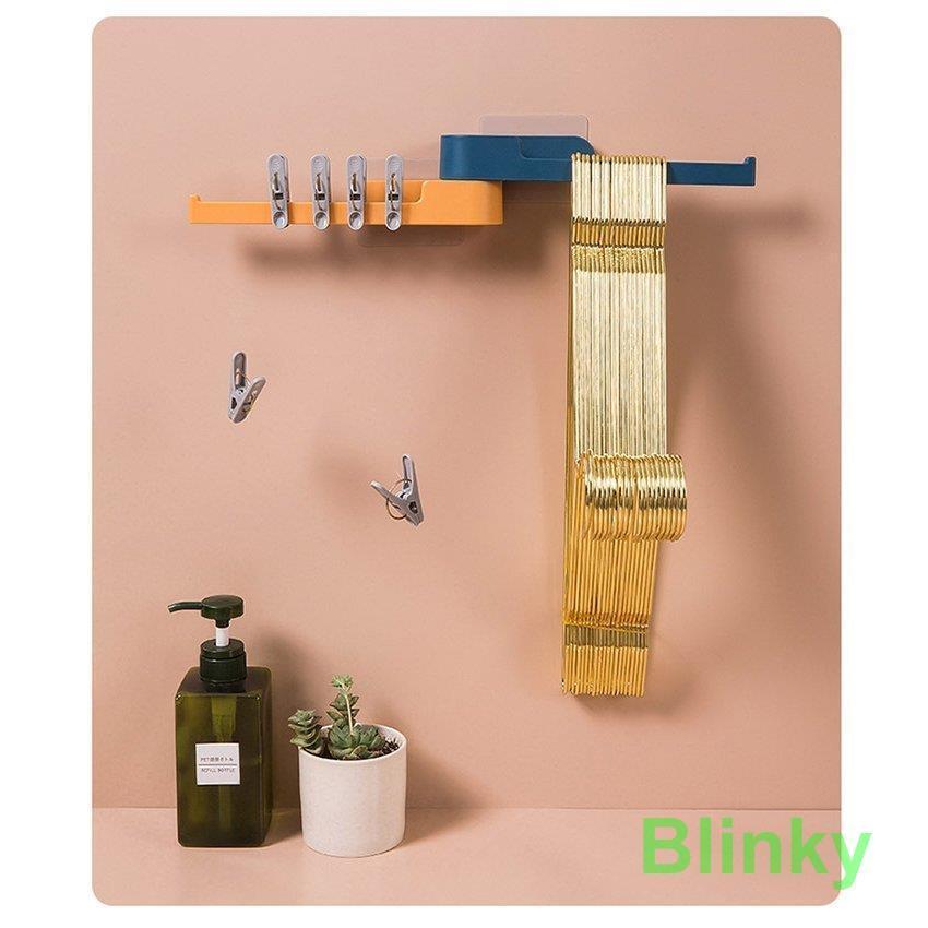 厳選激安ショップ佐藤のハンガー収納　洗濯所　北欧風　洗濯バサミ収納　クリップ　ハンガー収納ラック 収納 ランドリー ランドリー収納 　回転式　パンチ不要　2枚セット　4色｜アングル3