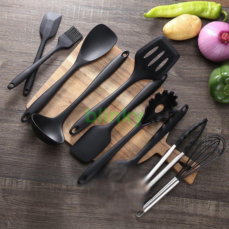 キッチンツールセット シリコン 高品質 調理器具 製菓器具 10点セット 調理器具 手持ちやすい 耐熱 収..