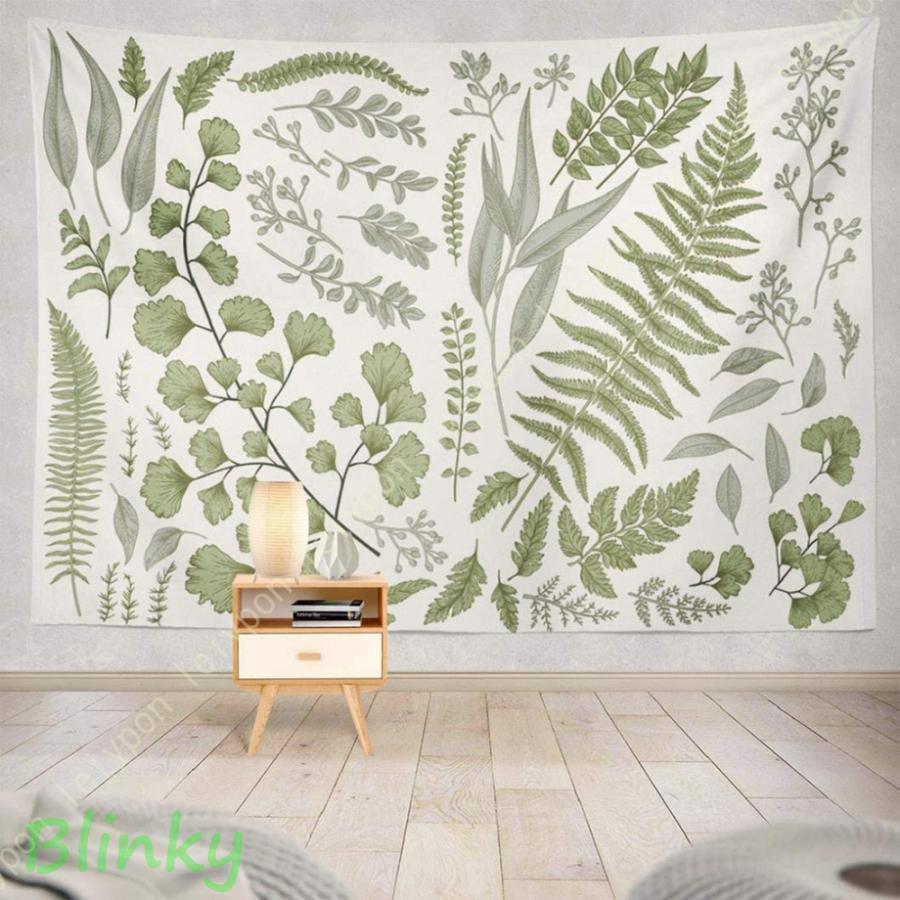 タペストリー 熱帯植物 壁掛け タペストリー おしゃれ 大判 北欧風 多機能 ファブリック装飾用品 モダ..